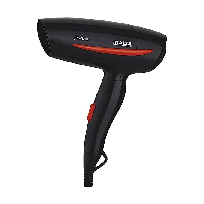 Inalsa Artico Hair Dryer With Two Speeds (Black/Red) Inalsa Artico Hair Dryer With Two Speeds (Black/Red)